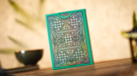 Ancient Relics Culture Playing Card by 52 Muse (Teal)