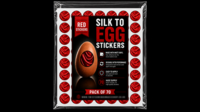 Silk to Egg Stickers (RED) Pack of 70