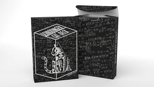 Schrodinger's Cat: Quantum Gilded Dead Black Playing Cards