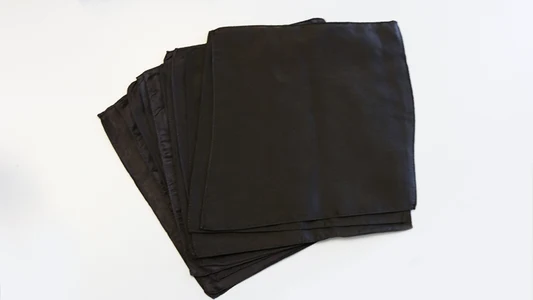 Silk 9 inch Premium 12 Pack bulk (Black) Magic by Gosh