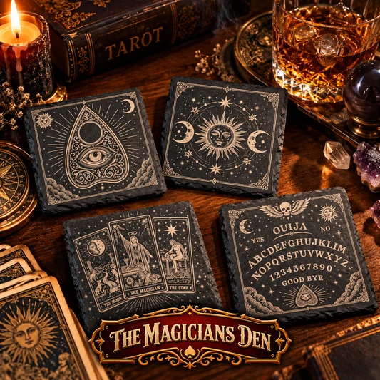 Mystic Coaster Set by The Magicians Den