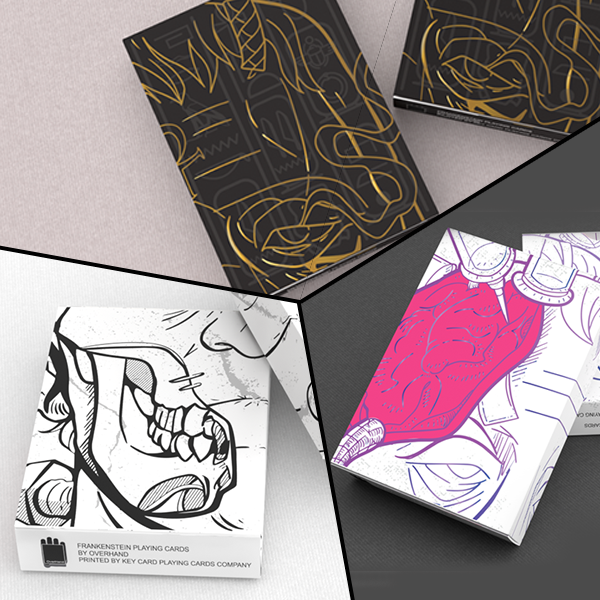 Frankenstein Series (Gilded) Playing Cards