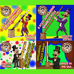 Appearing 8 Foot poles by Big Guy Magic