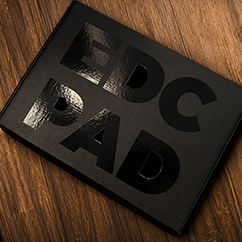 EDC Pad (5-pack box) (Black) by Bacon Magic