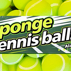 Sponge Tennis Balls (3 pk.) by Alan Wong - Trick