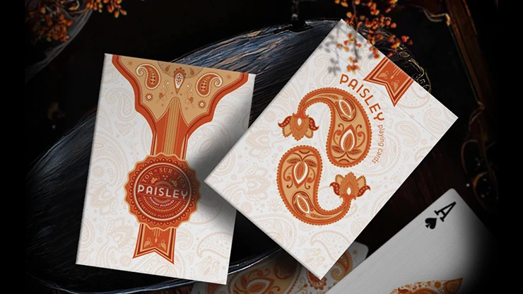 Paisley Ton sur Ton Poudre Orange workers Deck