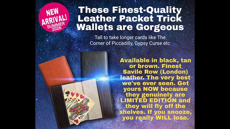 Leather Packet Wallet (Tan) by Paul Gordon