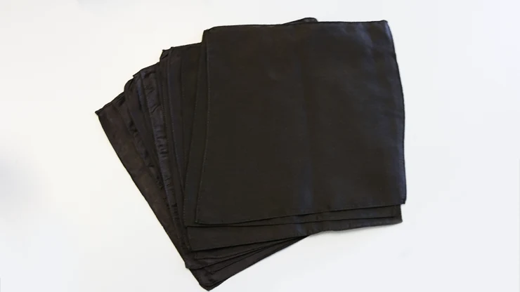 Silk 9 inch Premium 12 Pack bulk (Black) Magic by Gosh
