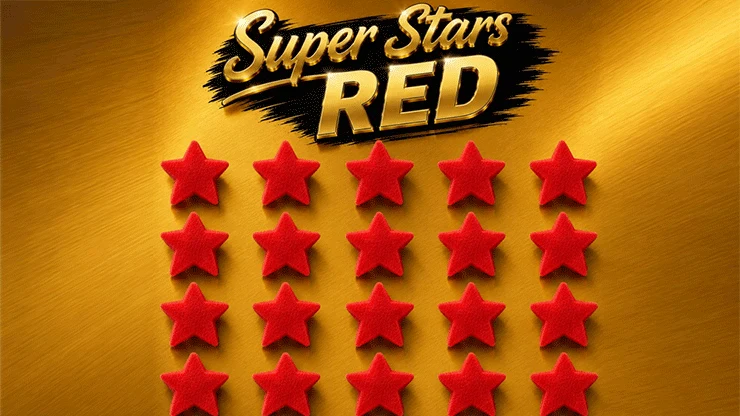 Super Stars Red (Bag of 20) Sponge
