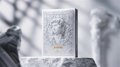 Alabaster David Luxury Playing Cards by TCC Fashion