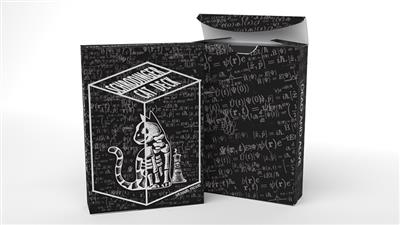 Schrodinger's Cat: Quantum Gilded Dead Black Playing Cards