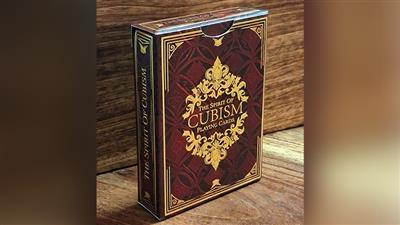 The Spirit of Cubism (Dark Red) Playing Cards