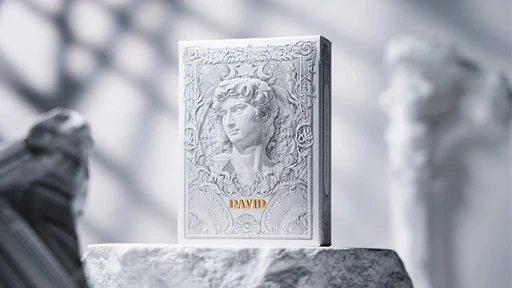 Alabaster David Luxury Playing Cards by TCC Fashion