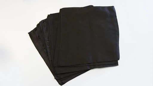 Silk 9 inch Premium 12 Pack bulk (Black) Magic by Gosh